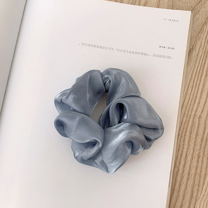 SCRUNCHIES SHINY ΓΑΛΑΖΙΟ