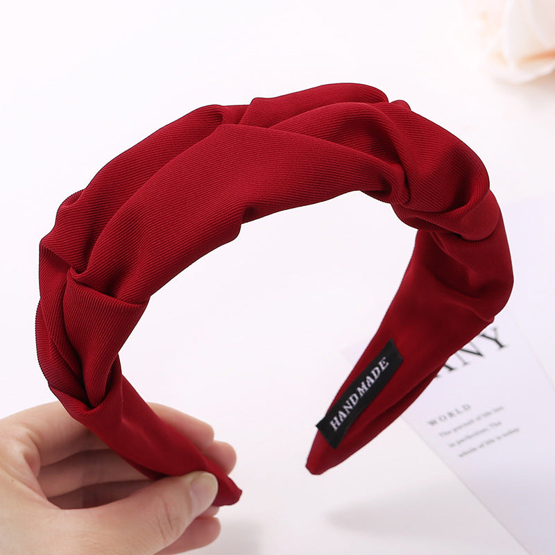 HAIRBAND SMALL RIBBONS ΜΠΟΡΝΤΩ