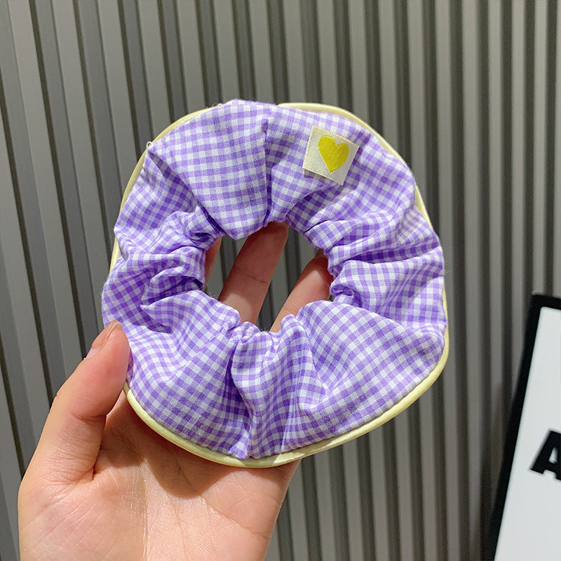 SCRUNCHIES SMALL ΚΑΡΟ ΜΩΒ